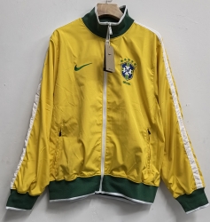 2526 Brazil yellow windbreaker jacket S-XXL